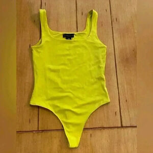 Women's High Rise Neon Green Bodysuit House of Harlow medium